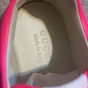 Shoes | Gucci Hot Pink Iridescent Sneakers Size 8 Mens  display picture 1